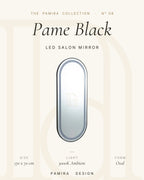 Pame Black LED'li Kuaför Aynası 1