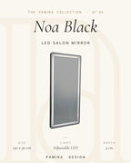 Noa Black LED'li Kuaför Aynası 1