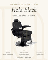 Hola Black Vintage Berber Koltuğu 1
