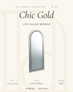 Chic Gold LED'li Kuaför Aynası 1