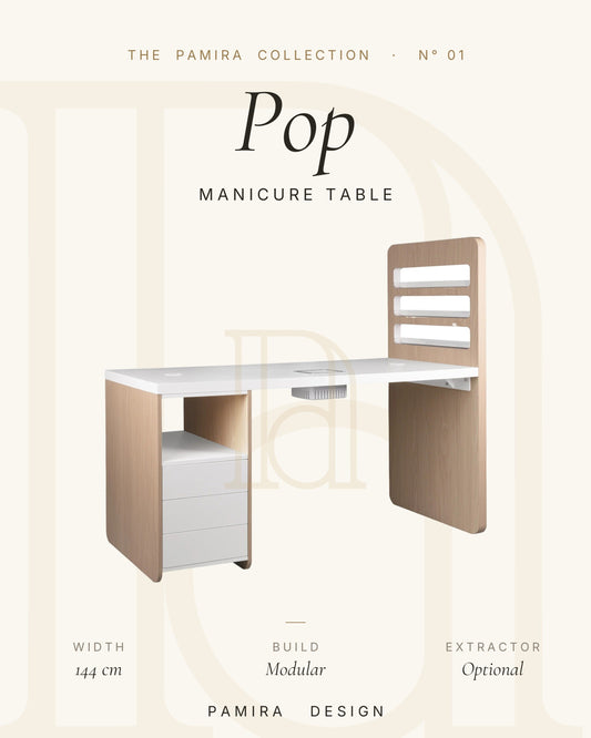 Pop Modüler Manikür Masası