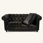 Class Black Chesterfield Bekleme Koltuğu 2